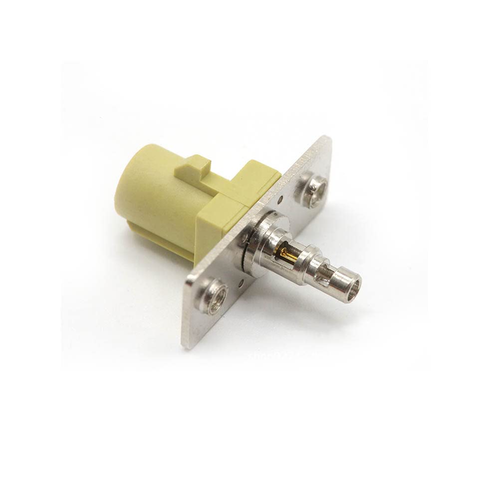 RG316 RG174 2-Hole RF Coaxial Cable Connector, Fakra Video Connector K Male Cable Connector with Baffle for Car XM