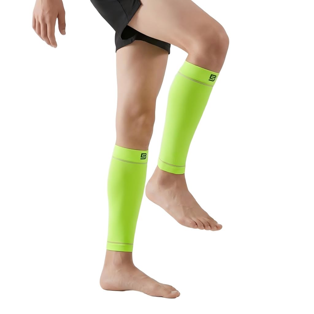 Calf Compression Sleeve for Women - Moisture-Wicking Leg Support for Shin Splints, Running, Work & Sports