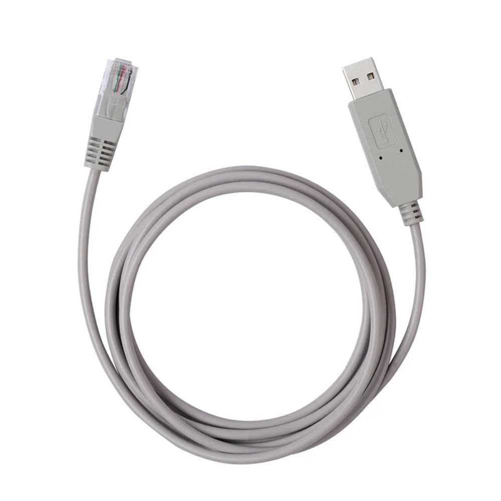 Cutesliving RS232 RJ9 4P4C PL2303GT Chipset Control(Grey,3.3FT) USB Serial to Update Firmware Cable with Prolific