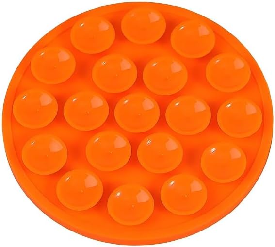 BSSZRYLT 1 Pack Magnetic Silicone Phone Holder with Suction Cup, Phone Stand Grip for Hands-Free Use, Bubble Texture