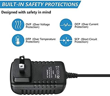 Marg MS906 MS906BT MS906TS AC/DC Adapter for Autel MaxiSys Diagnostic Scan Tool Power Supply Cord Cable Battery Charger