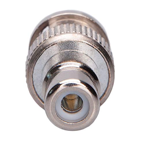 Keple BNC Male to RCA Female Phono Adapter CCTV Power Coax Coaxial Coupler Connector Plug Adaptor Compatible with CCTV