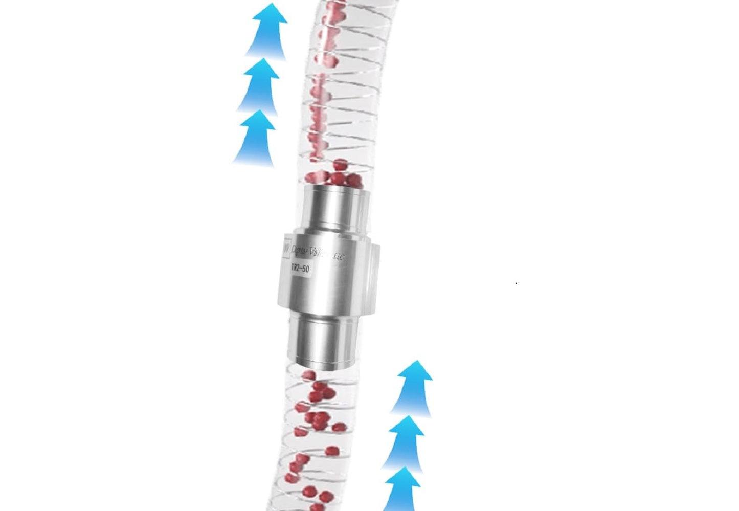 Pneumatic Conveyor Air Amplifier Pneumatic Feeder Material Conveyor Industrial Vaccum (2 inches (50mm) Diameter)