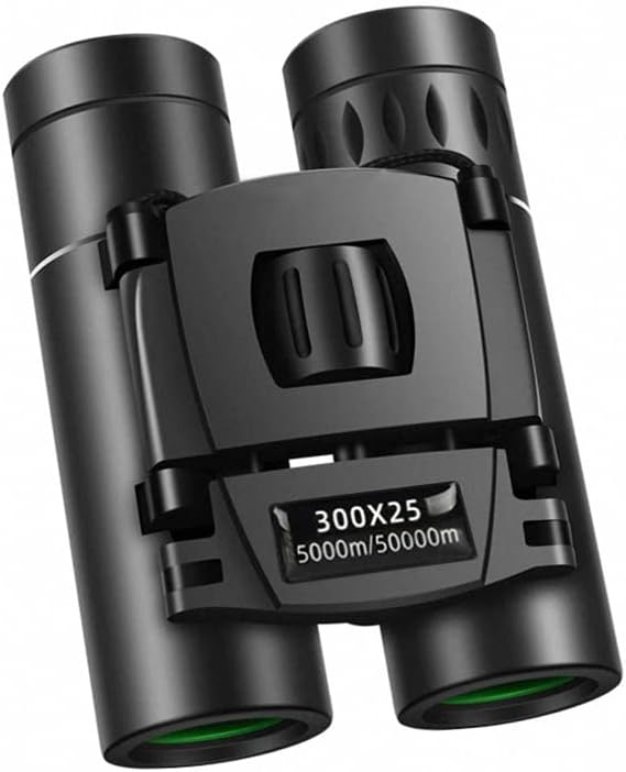 Generic 300x25 5000M BAK4 HD Powerful Binoculars Long Range Folding Mini Telescope Professional Hunting Telescope Zoom