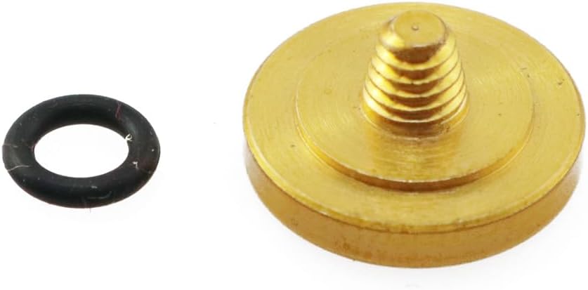 ZYAMY 2PCS Exquisite Brass Concave Shutter Release Button DSLR Camera Release Slot Compatible Anti Drop Button Screw