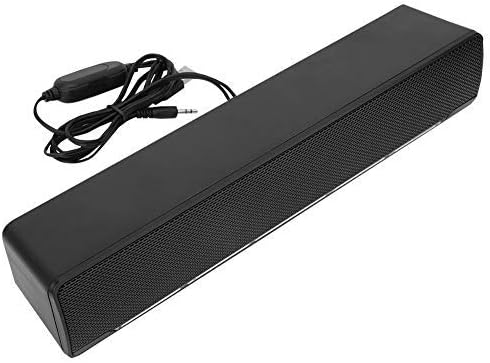 YaizK 3.5 mm MP3, MP4 Mini Portable USB Wired soundbar Music Player Bass Surround Soundbox Speaker with Audio Plug