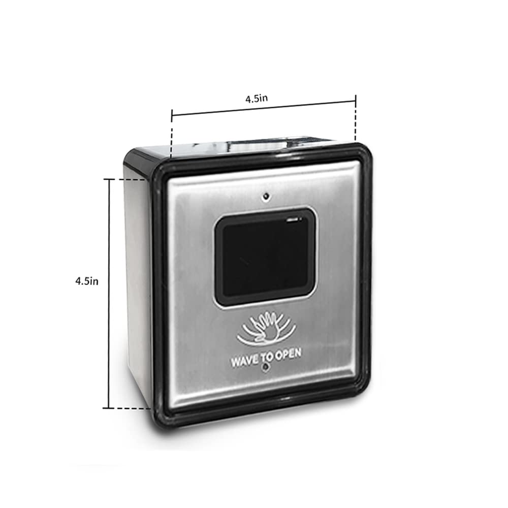 Olideauto Wireless Wave to Open Switch Touchless 2PCS Olide-512 Compatible for Automatic Door Opener and Receiver,with WIFI Function,Workable with Alexa&Google Assistant,Phone APP
