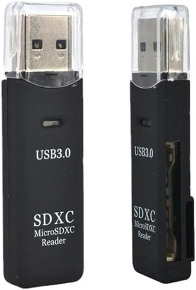 FANTIA 3.0 2 1 USB in HighSpeed Memory Card Reader Adapter for Micro SD SDXC TF T-Flash,for PC, Micro SD Card to USB