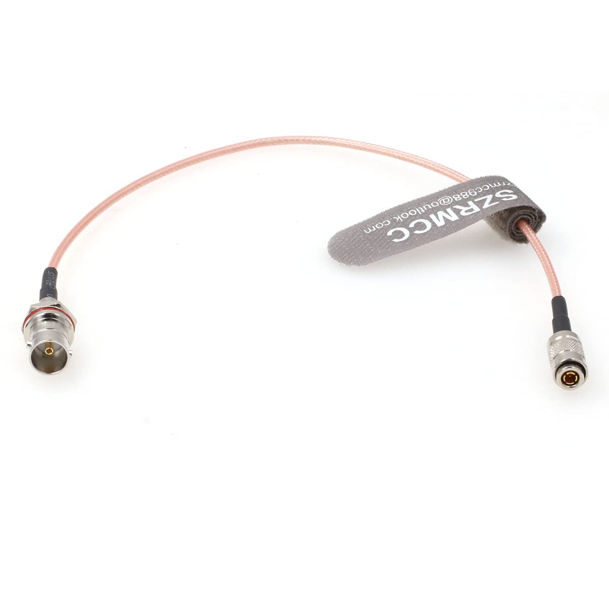 SZRMCC DIN1.0/2.3 RG179 75ohm 4K (1m/3.2ft) Male to BNC Female HD SDI Coaxial Cable for Video Camera Monitor Recorders