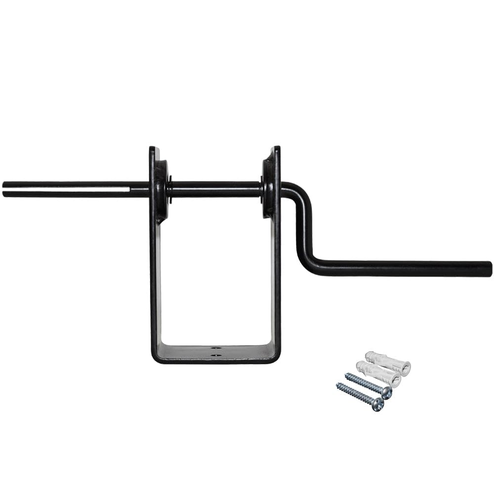 Meister Mounted Easy Hand Wrap Roller - Fits All Boxing & MMA Wraps - Black