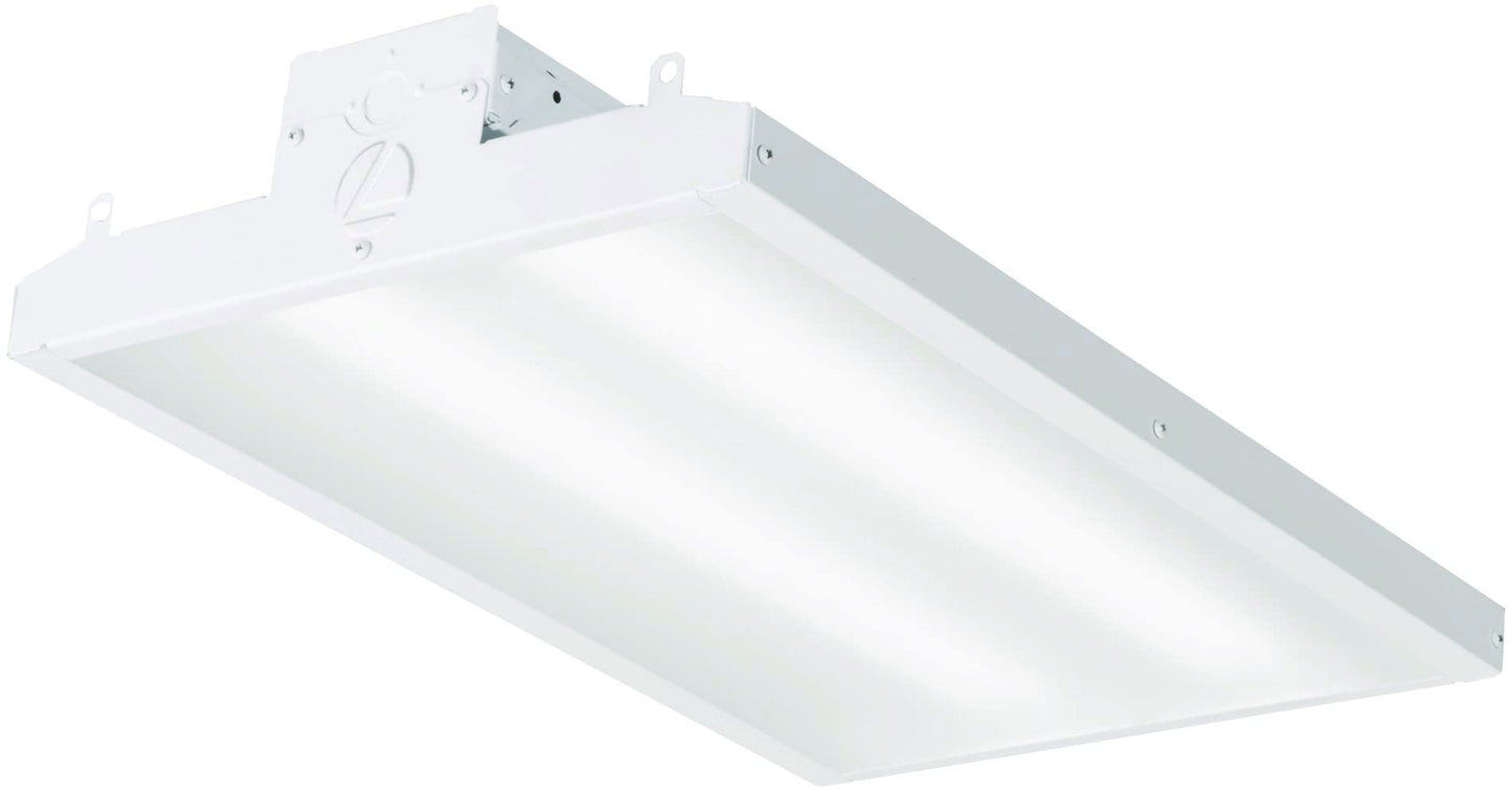 Lithonia Lighting I-BEAM LED High Bay Light, Ceiling Lighting Fixture, 12,000 Lumens, 4000K Cool White, Dimmable LED Shop Lights for Warehouse, Garage, Work Light, MVOLT 120-277V (IBE 12LM MVOLT 40K)