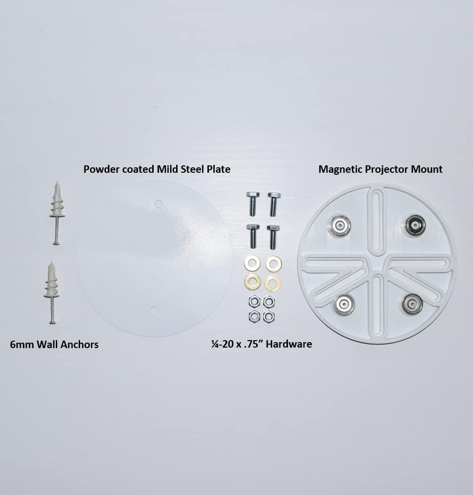 Quick Mount Quick Magnetic Projector Mount, Compatible with Most Ceiling Wall Projector mounts (YiePhiot, WALI, VIVO