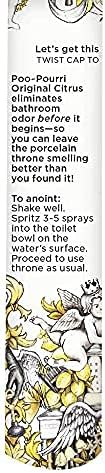 Poo-Pourri Before-You-Go Toilet Spray - Original Citrus Travel Size | 0.34 Fl Oz, Up to 20 Uses, TSA Approved