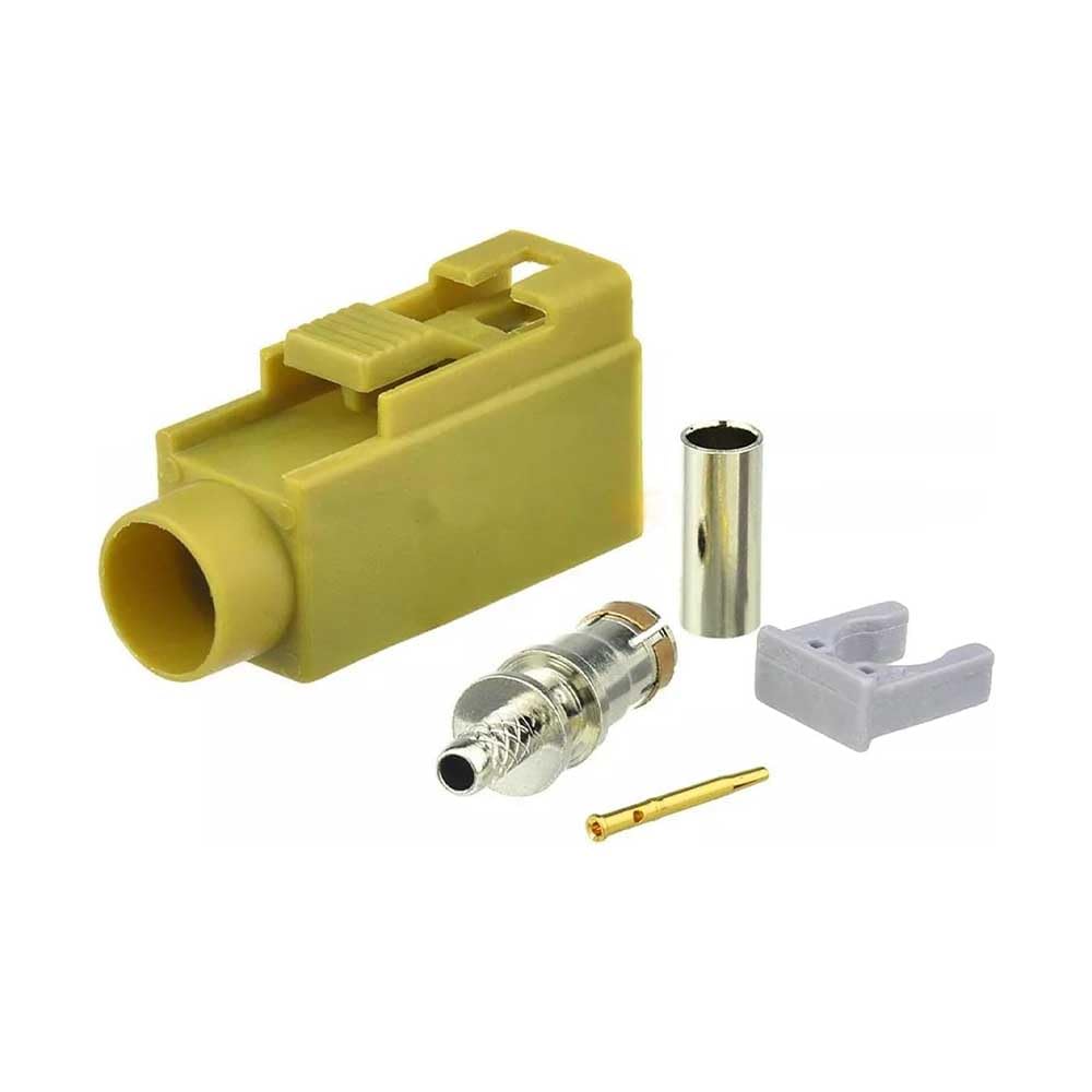 2 RG316 RG174 Pcs Fakra Video Connector K Female Cable Connector for Navigation Ships or Car XM Radio GPS Telematics