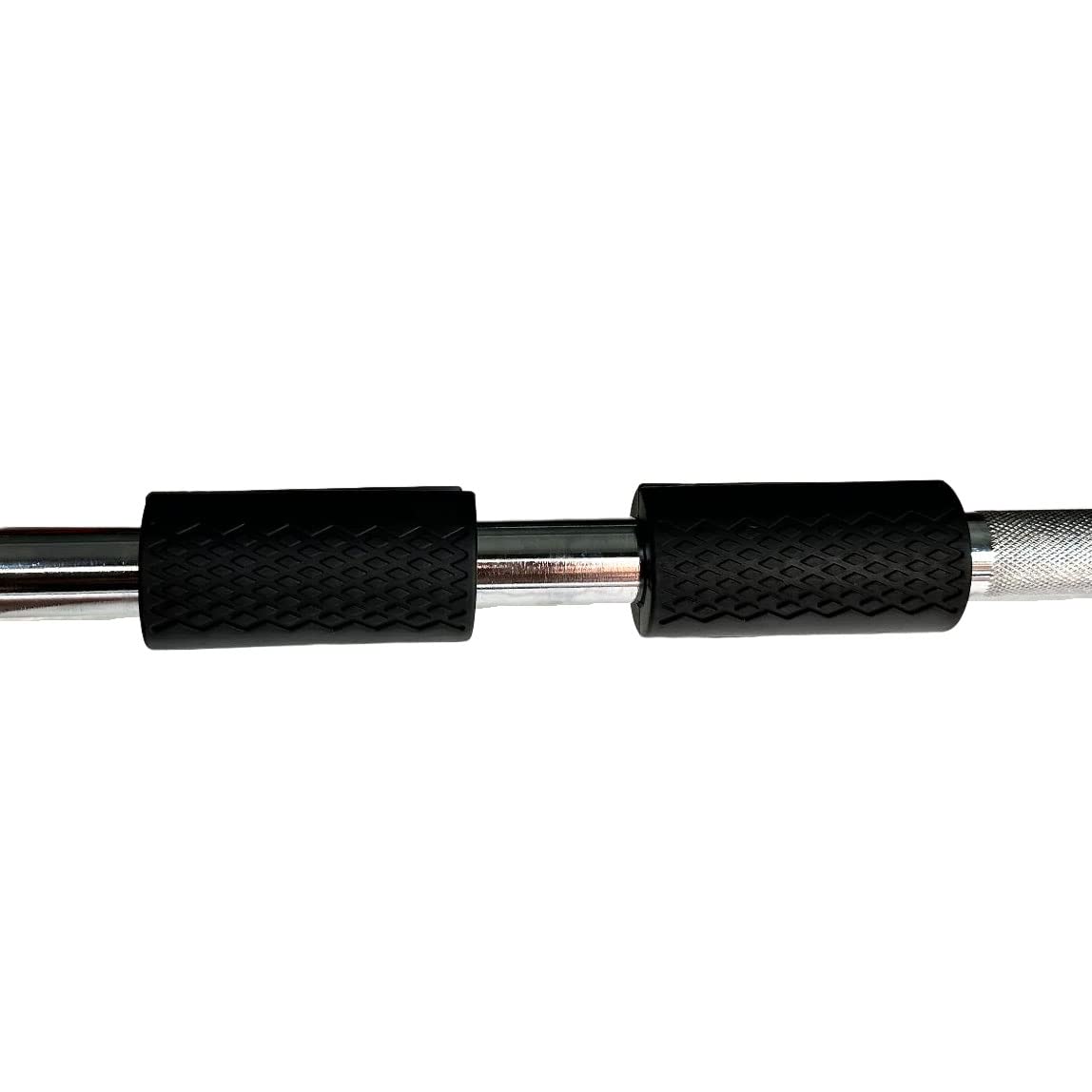 qibylift Pull Up Thick Bar Adapter, Weight Grip Bar Fit for Standard Barbell - Dumbbell Handle Grips, Silicone Rubber Barbell Grips for Weight Lifting Cable Attachments & Fitness Training (Black)