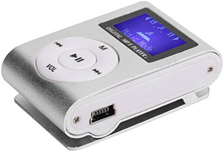 Zopsc-1 MP3 Portable Mini Music Player with LCD Screen, Built-in Memory, Expansion Slot, Sports Back Clip, Ultralight
