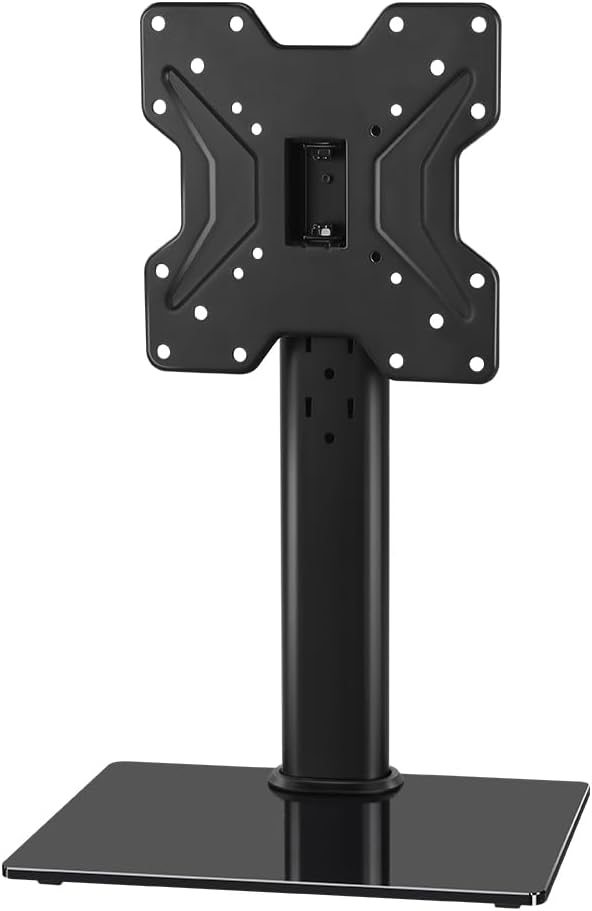 KKTONER 13 inch 43 inch 77LBs Universal TV Stand Base for to LED TV Table Top TV Mount Stand with Swivel Height