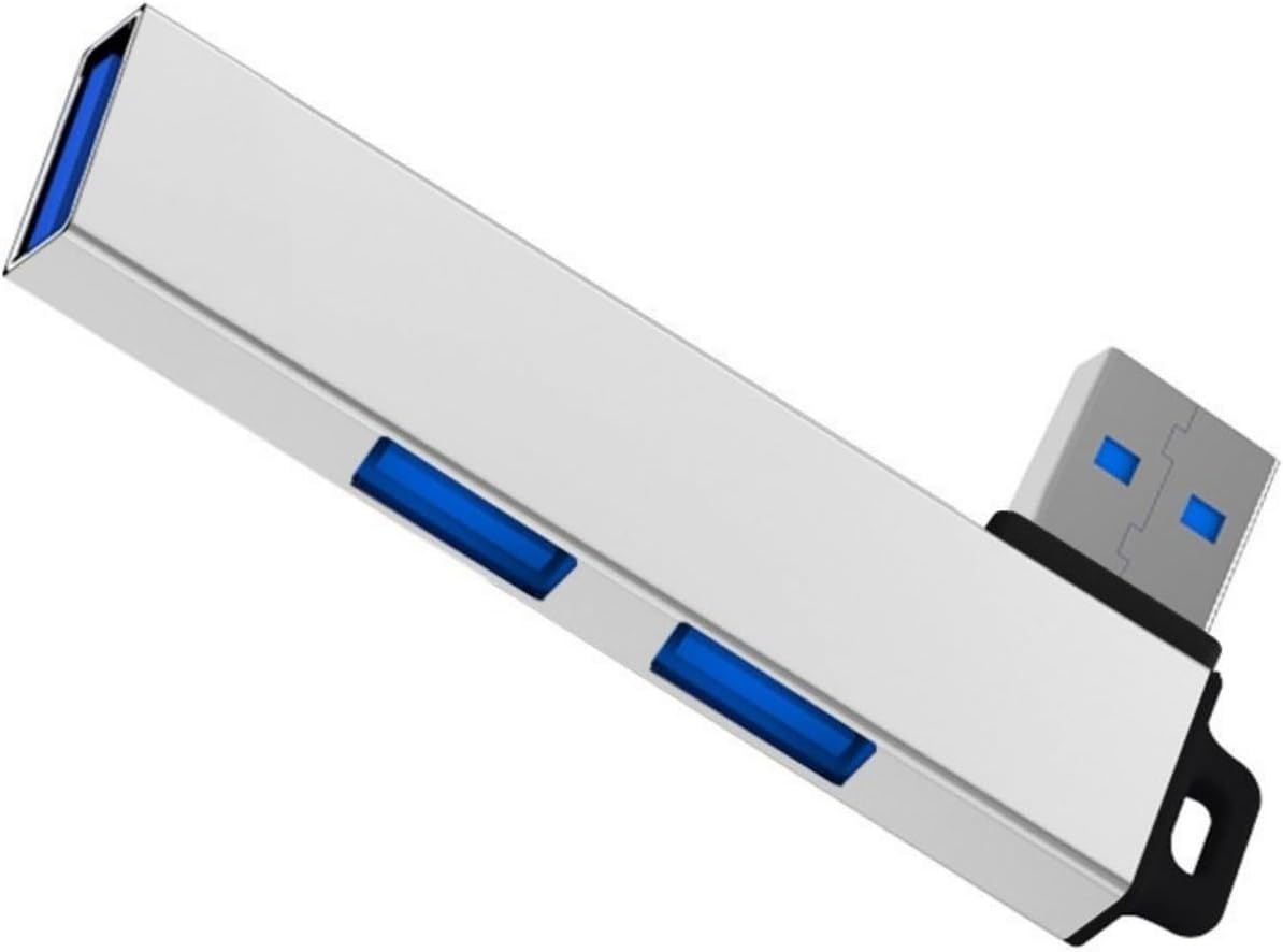 Tuygn USB3.0 1 USB3.0 2 USB2.0 Lightweight Hubs Adapter USB Splitter for Laptops PC with and Port Compactly