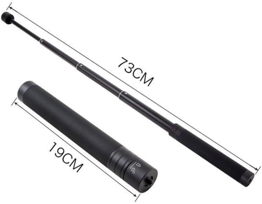 CAXUSD Selfie Stick Extension Handle Screw Interface Pole Telescopic for Daily Use