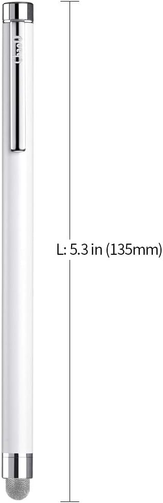 ChaoQ 4 4 4 Stylus Pens for Touch Screens, Pcs Mesh Fiber Stylus, with Replaceable Mesh Tips and Replaceable Rubber