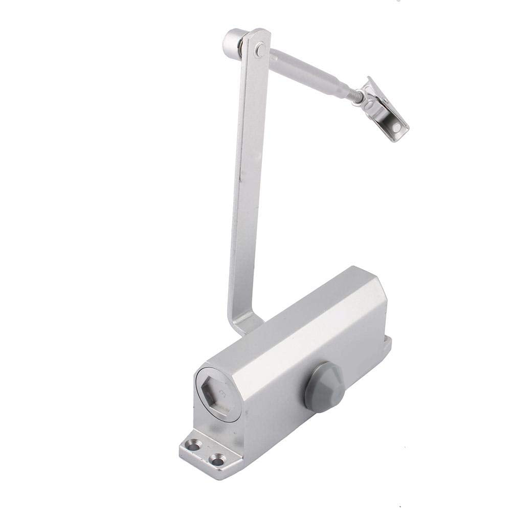 Automatic Door Closer, Heavy Duty Commercial, Aluminum Construction, 45-65KG Capacity