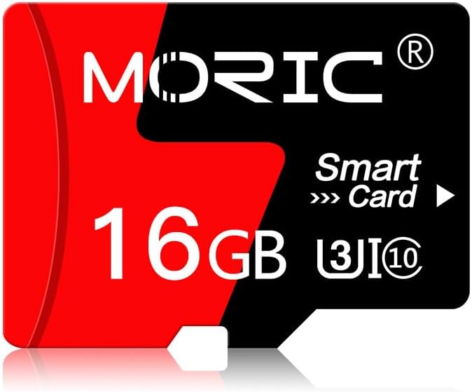 MORIC 2 Pack 16GB Card,C10 A1 Micro SD Card with Adapter High Speed Memory Memory TF Card for Camera/Dash