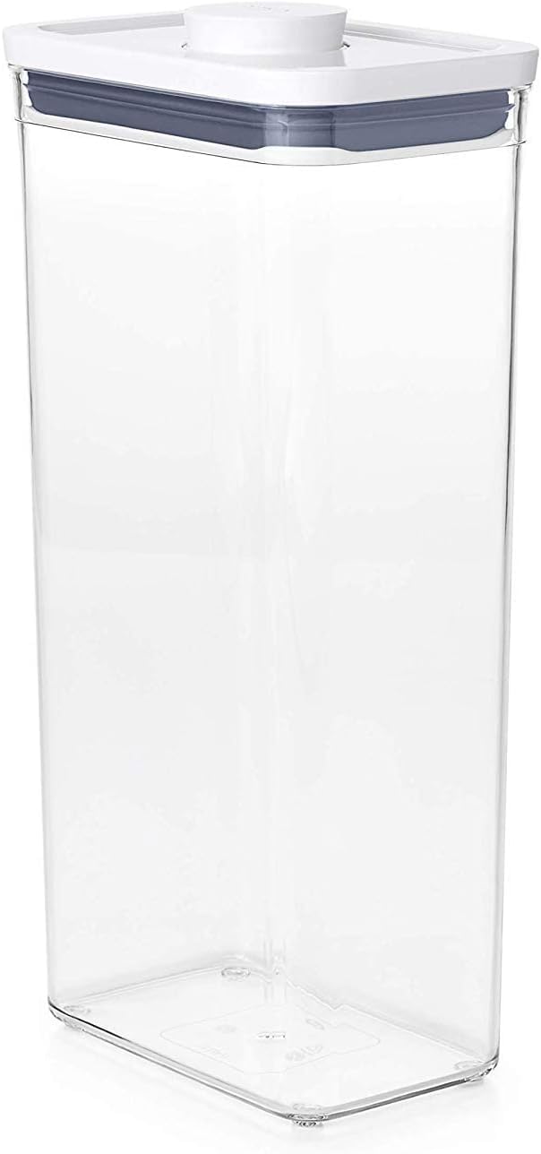 OXO Good Grips POP Container - Airtight Food Storage - 3.7 Qt Rectangle (Set of 4) for Cereal and More