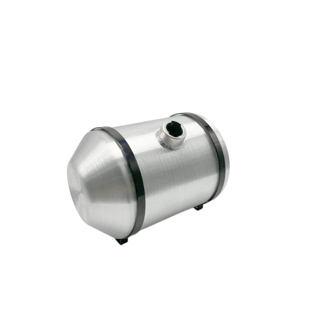 JSD 5 Gallons 10" x16" Aluminum Spun Round Gas Tank Center Fill 1/2" NPT Outlet for Trike Tractor Boat Jet ski