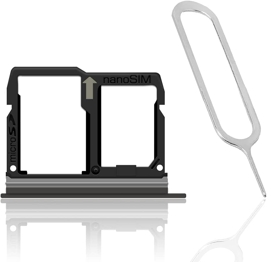 AceSoft 4 Q710TS Replacement Premium Portable SIM and Memory Card Tray Holder w/SIM Card Ejection Pin Compatible