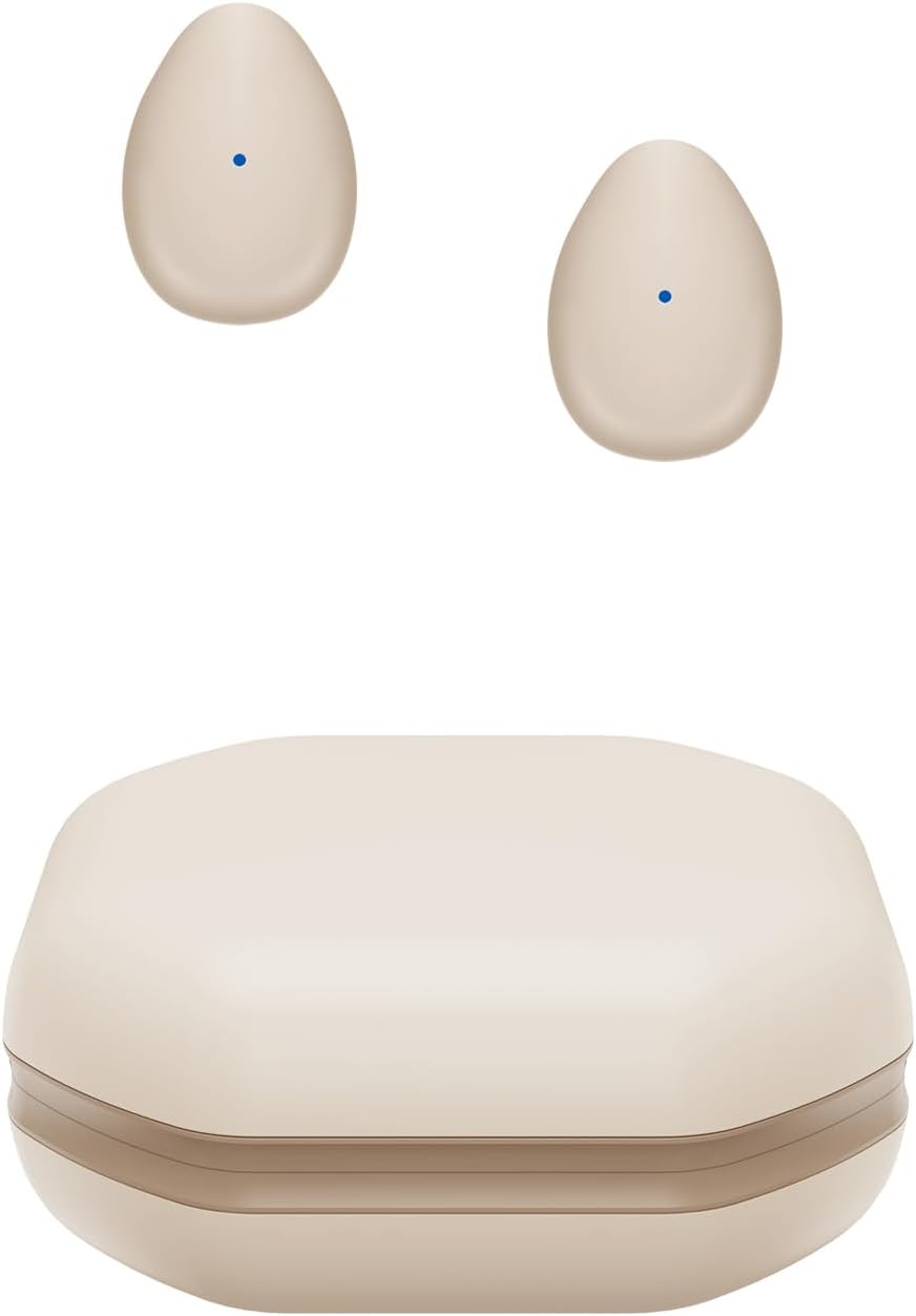 Z1, Extra-Small Wireless Earbuds for Small Ears Semi-in Ear Bluetooth Invisible Headphones, Low-Profile & Lightweight