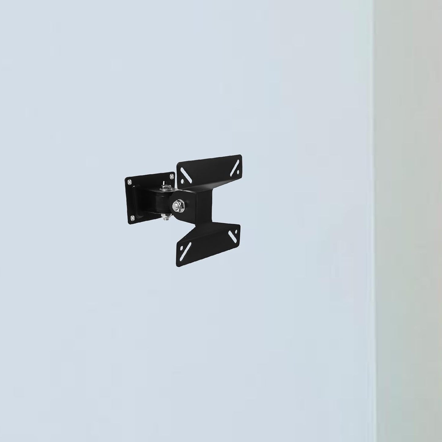 Cabilock 14-26 Inch Adjustable Wall Mount Tv Stand and Monitor Bracket for Flat Screen Displays, Swivel Tv Wall Mount