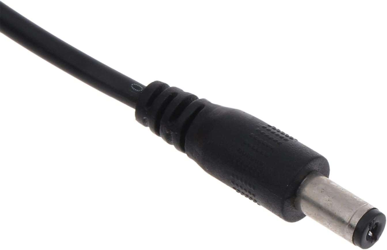 Bottone DC5.5x2.1mm 5V 12V, 3A, USB to Power Regulator Charging Cable, to Indoor Use, Compatible with Laptop, Power