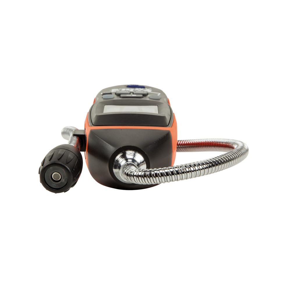 Klein Tools ET120 Gas Leak Detector, Combustible Gas Leak Tester with 18-Inch Gooseneck Has Range 50-10,000 ppm, Includes Pouch, Batteries