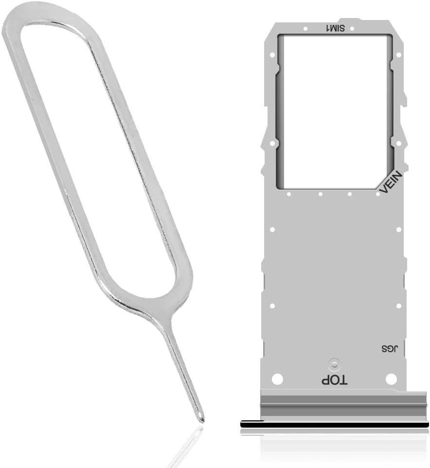 Generic 20 5G SM-N981U Heavy-Duty Single SIM Card Tray Holder Replacement w/Ejection Pin Compatible