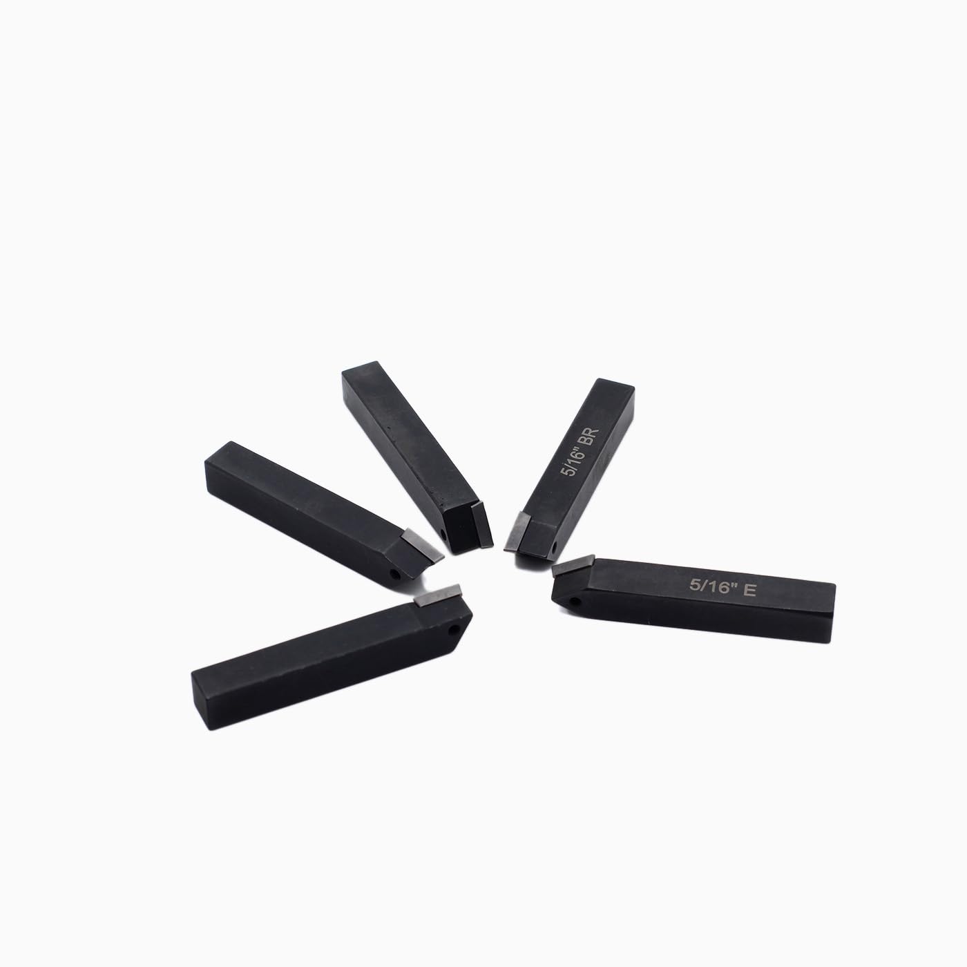 OSCARBIDE 5/16" Mini Lathe Indexable Carbide Turning Tool Holder, Metal Lathe Tools Inserts Bits with Carbide Inserts TCMT090204,5 Pieces/Set