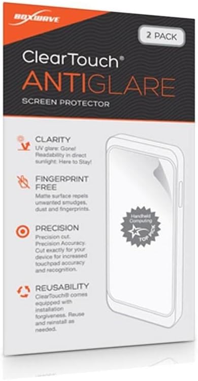 BoxWave Mp3 (4 (2-Pack), Screen Protector Compatible with Luoran Player in) - ClearTouch Anti-Glare Anti-Fingerprint