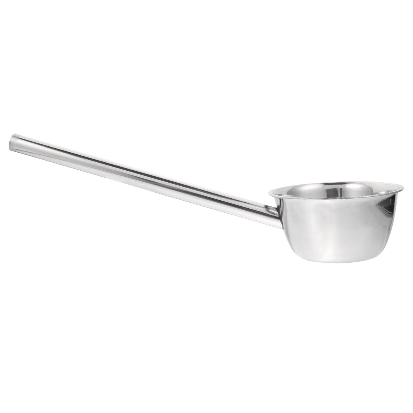 Yardwe Long Handle Water Scoop 18 Inch Stainless Steel Ladle for Kitchen and Gardening Use Deep Bowl Household Watering can Bailer with Comfortable Grip
