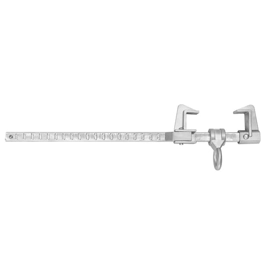 Teinfice Aluminum Sliding Beam Anchor Clamp, Adjustable I/H Beam Connector for Fall Protection System, Mobile Steel Walker Anchor Point, OSHA & ANSI Compliant Harness Connection Device