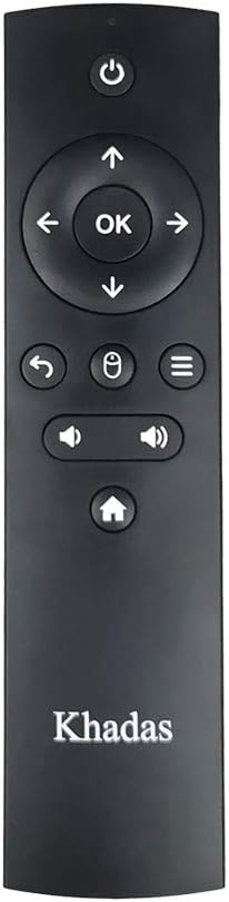 Khadas 12 VIM3/VIM3L/VIM2/VIM1S/VIM1/Edge-V IR Remote with Buttons Without Li-Battery, Compatible