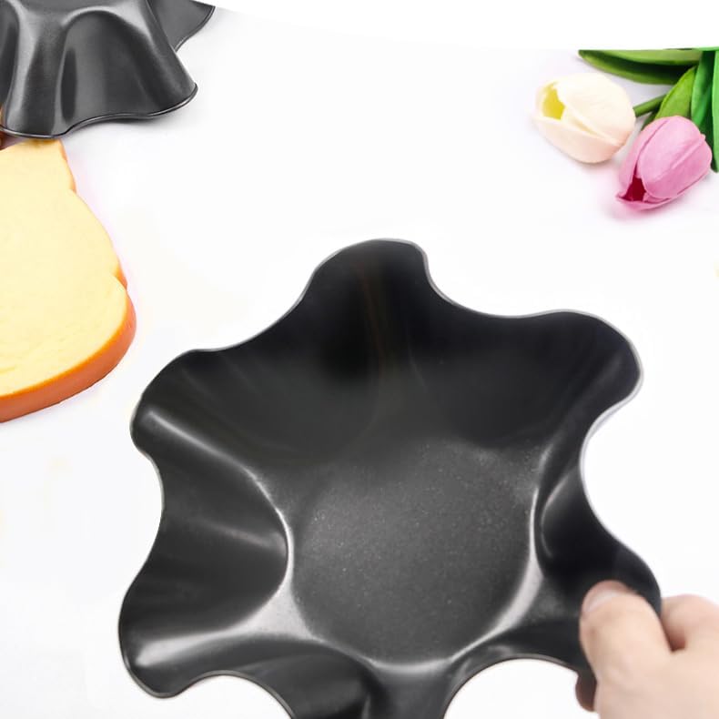 Skiennix Nonstick Taco Shell Bowl - 2 Pack Carbon Steel Tortilla Maker for Baking & Frying