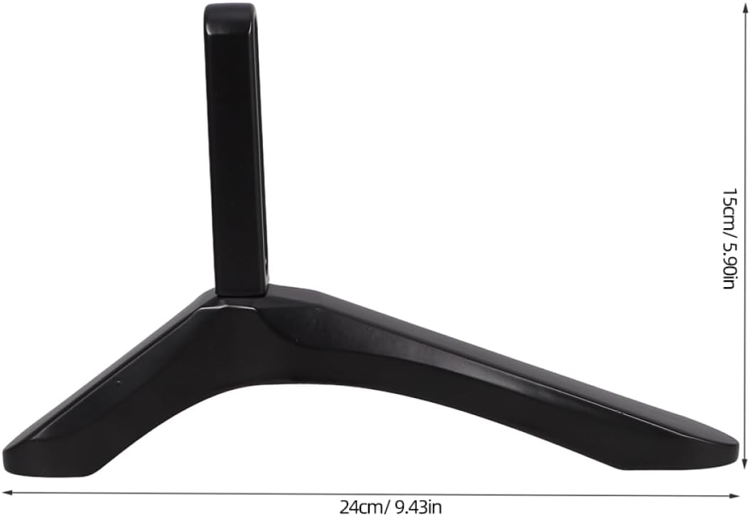 VOSAREA Universal No-Drill TV Stand Base for Flat Screen TVs Adjustable Height Metal Furniture Legs Easy Installation