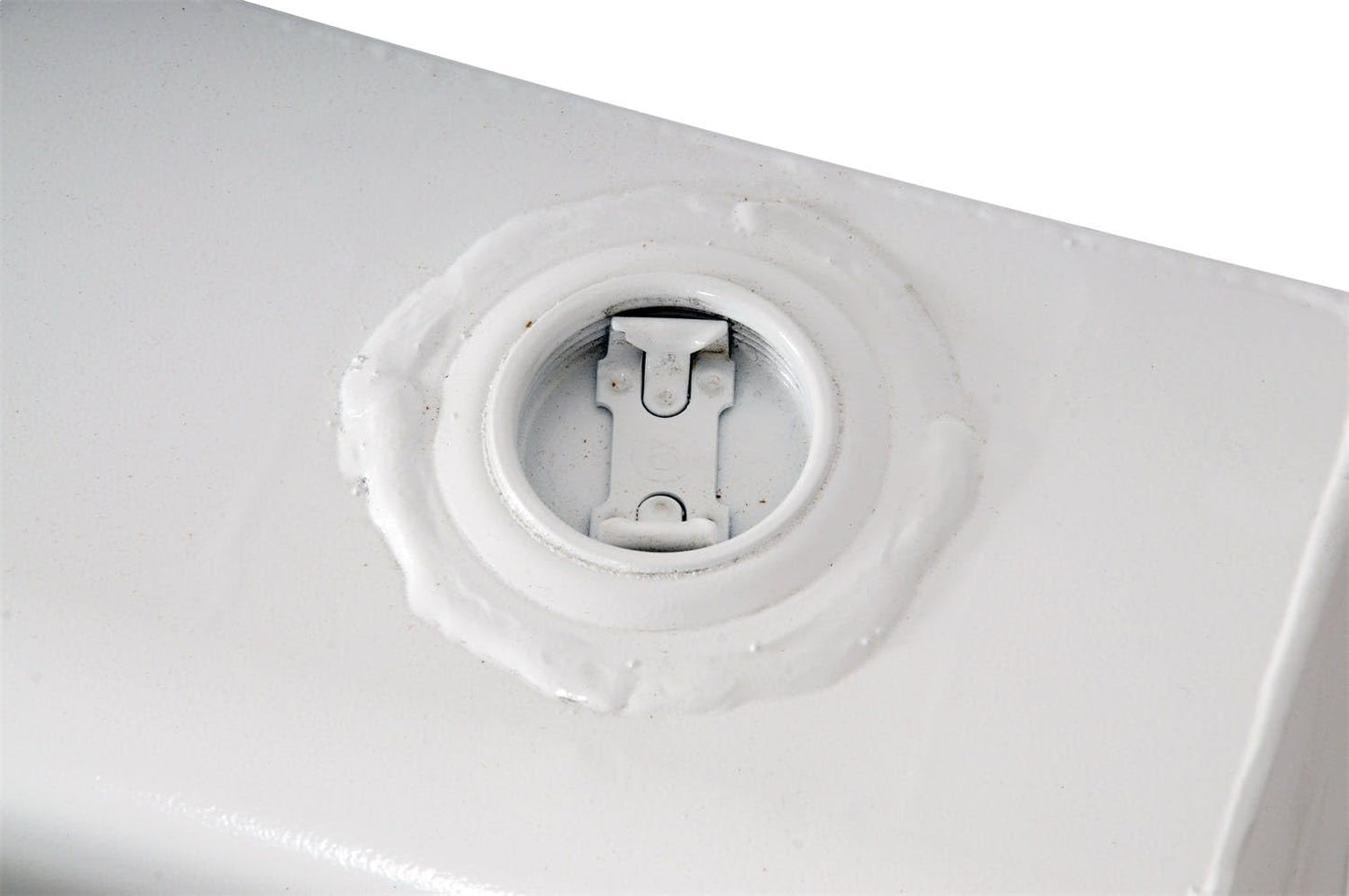 Dee Zee DZ92756S (111 gallon) L-Shape Transfer Tank - White Steel