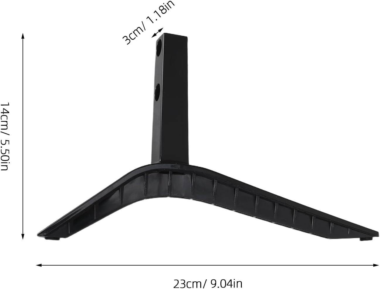 TOMETURE 2pcs 32/40/42/43/49/50/55/58in TV Stand Legs Compatible with Skyworth - Flat Screen Mount Stand Base Support