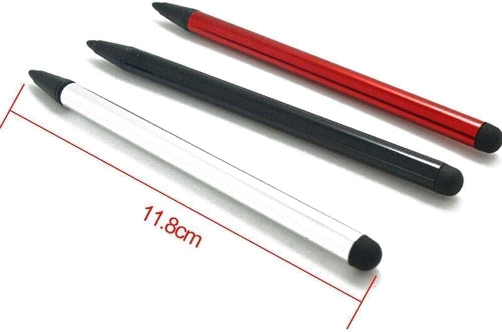 Cauaoa 2 Pcs Black Universal Stylus Pen for Touch Screens, Compatible with Capacitive Devices for iPad, Touch Screen