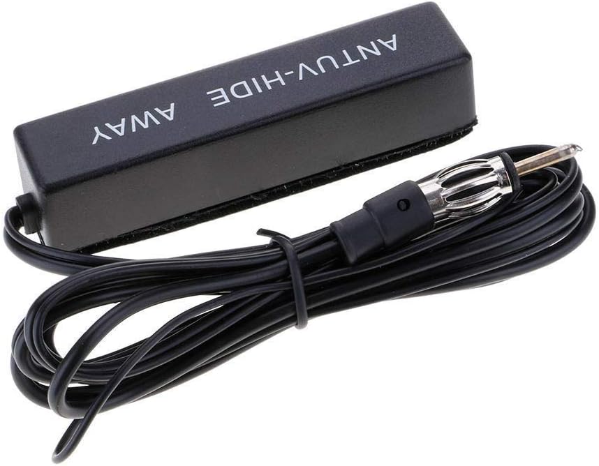 TN TrunkNets Inc 12V 77 Inch Universal Hidden Amplified AM/FM Car Antenna Kit Compatible with Cars, Motorcycles, Boats