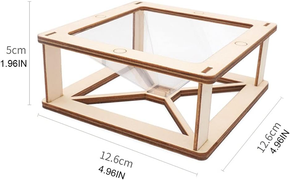 MEELYHOME 3D 3D Hologram Projector Pyramid Mobile Smartphone Hologram Display Stands Projector Any Smartphone Display