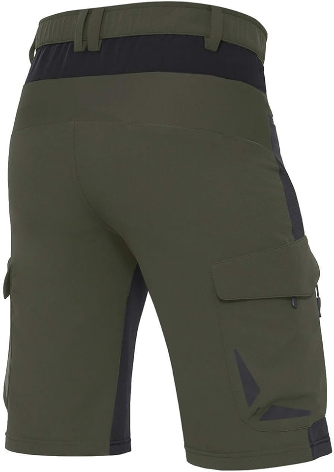 XKTTAC Men's Outdoor Quick Dry Lightweight Stretchy Shorts for Hiking, Tactical, Camping, Travel with 6 Pockets