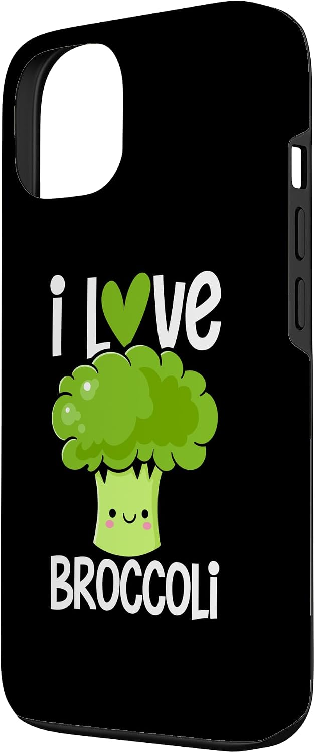 Best Broccoli Gifts Healthy Vegetable Leafy 13 iPhone Cool Broccoli Vegetarian Vegan Vegetable Food For Men Women Case