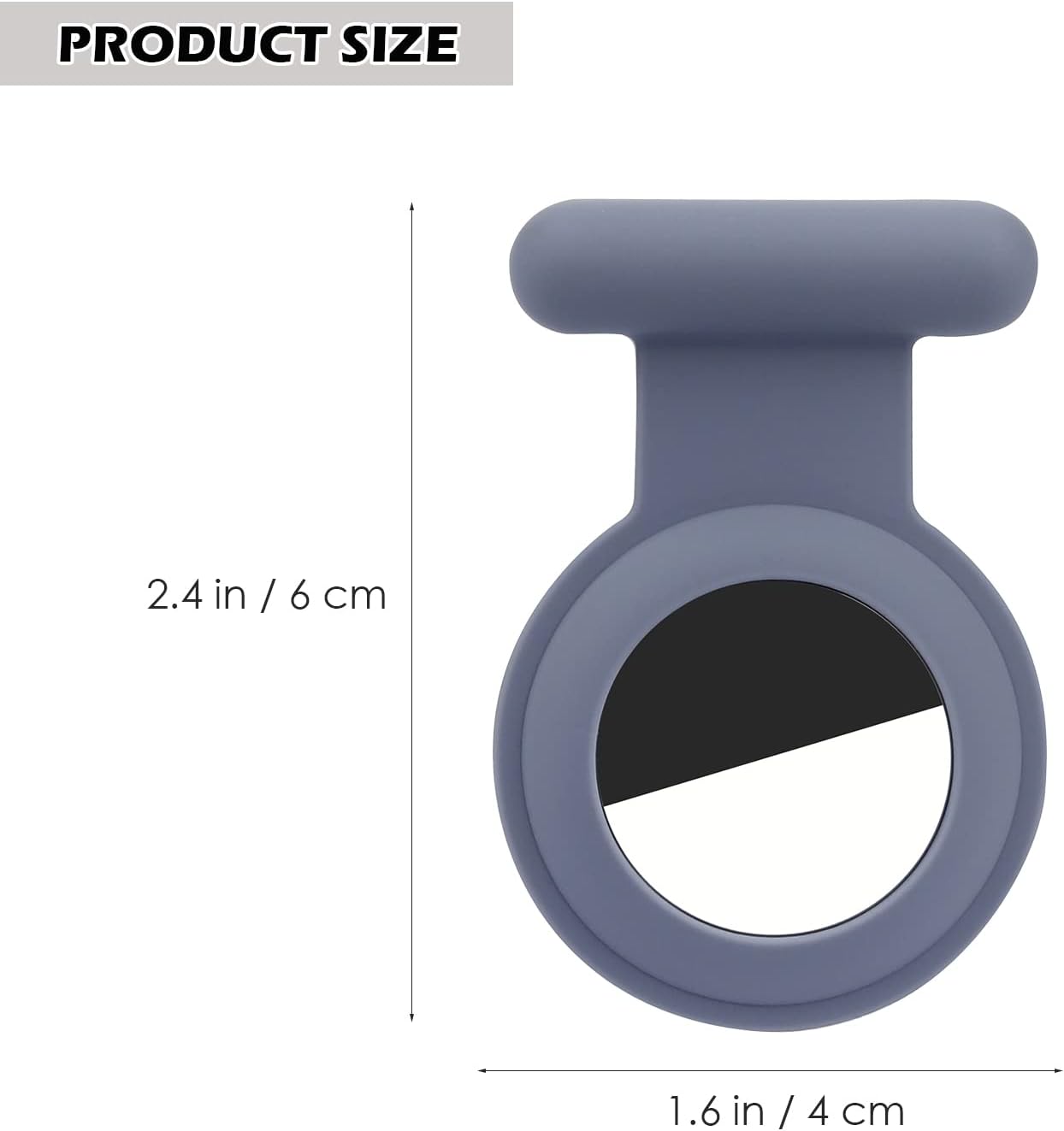 WALLFID Air-tag Hidden GPS Tracker Case,Air-tag for Kids,Elderly,Pet,Clothing (Navy Blue&Blue)(not GPS Included)