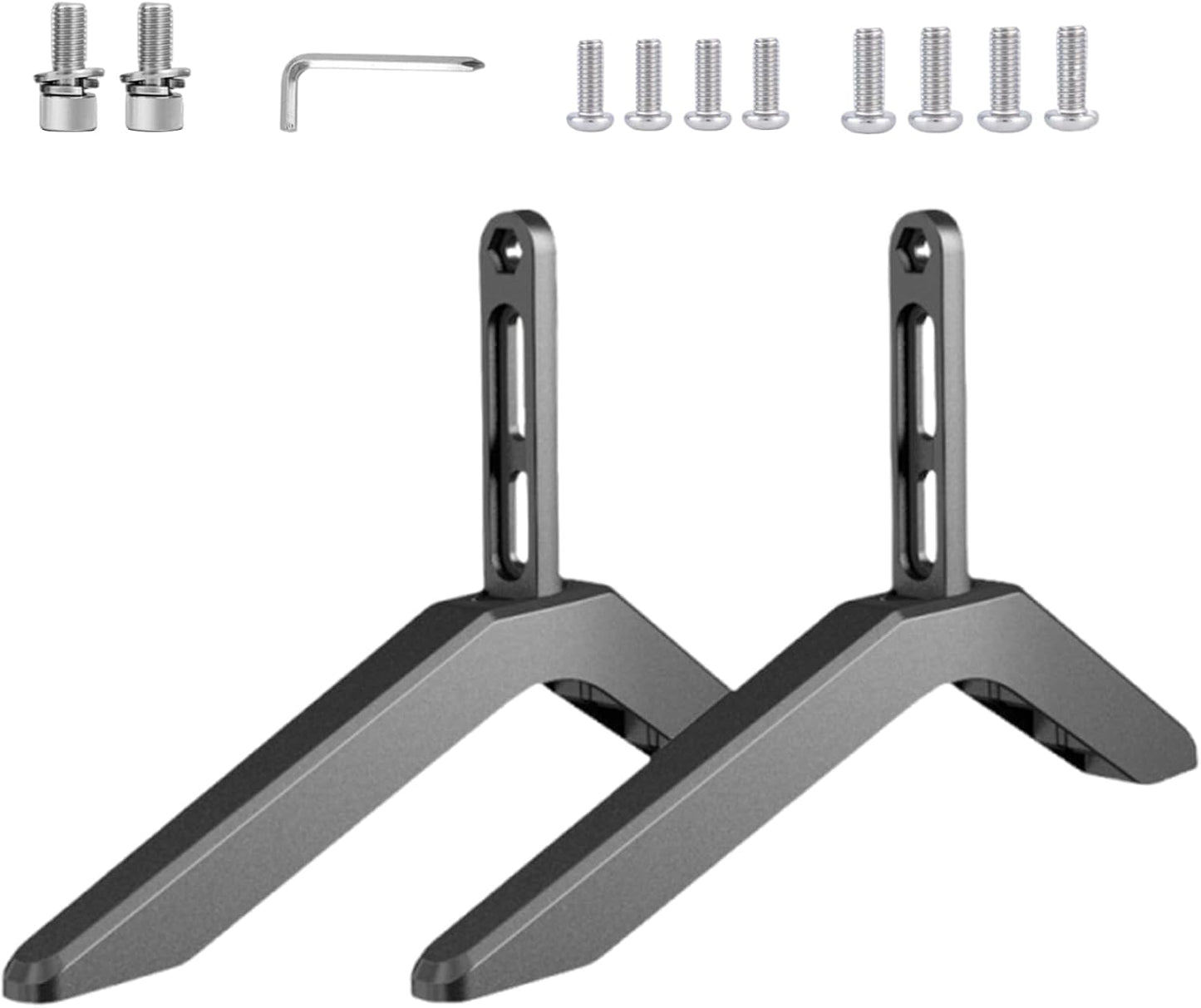 Generic 3265 Inch TV Base Feet Universal Stand Legs, Adjustable Support Brackets, Heightening Mount | Stable Upgraded